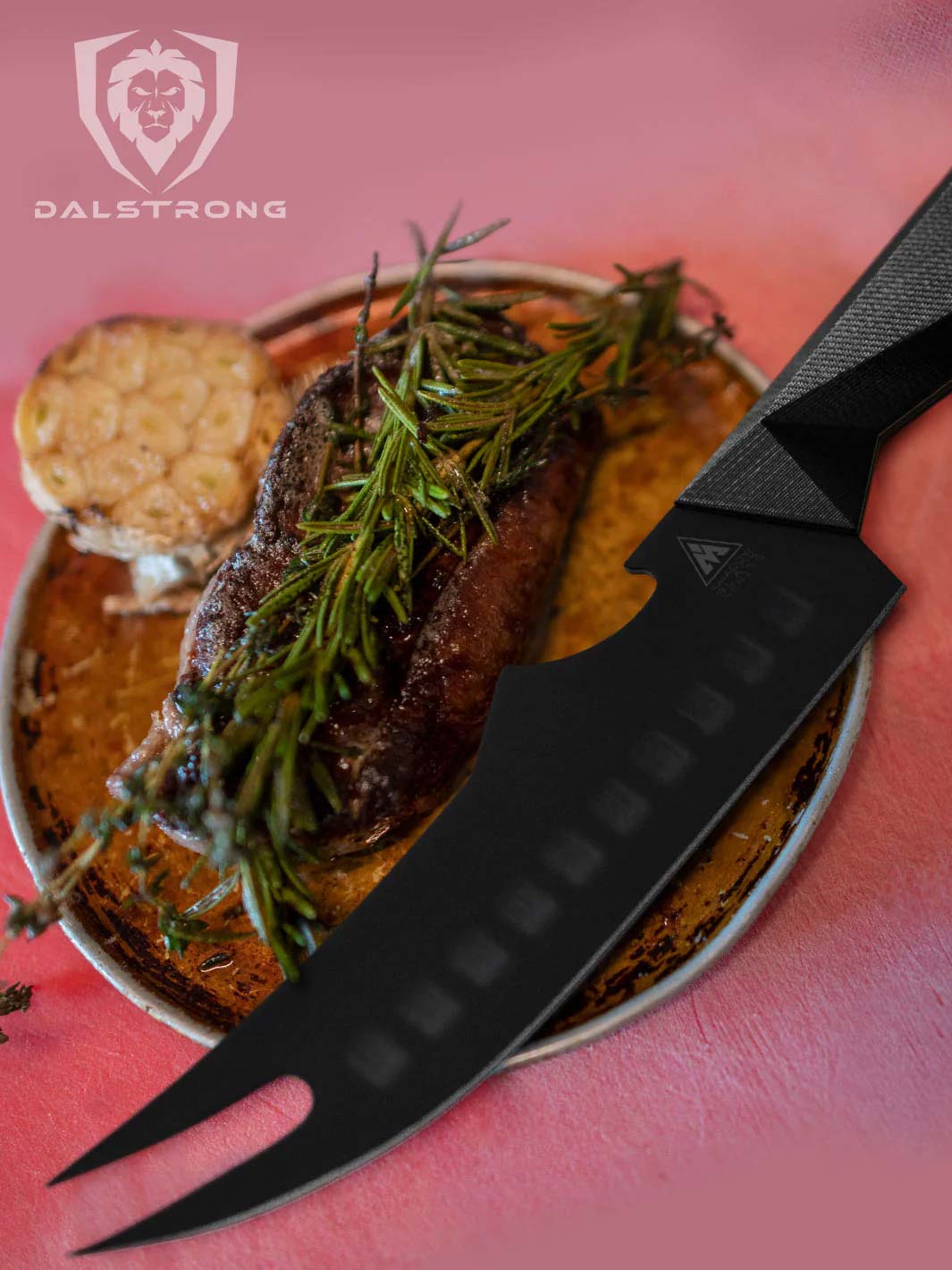 DALSTRONG SHADOW BLACK SERIES BBQ PITMASTER KNIFE 6.5"
