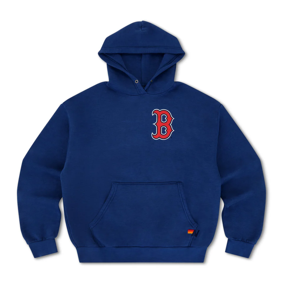 AVIATOR NATION BOSTON RED SOX 2026 RELAXED PULLOVER HOODIE - ROYAL