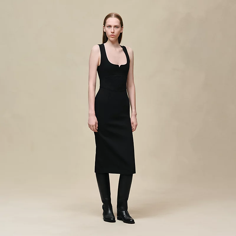 HERMES EQUESTRIAN DRESS NOIR
