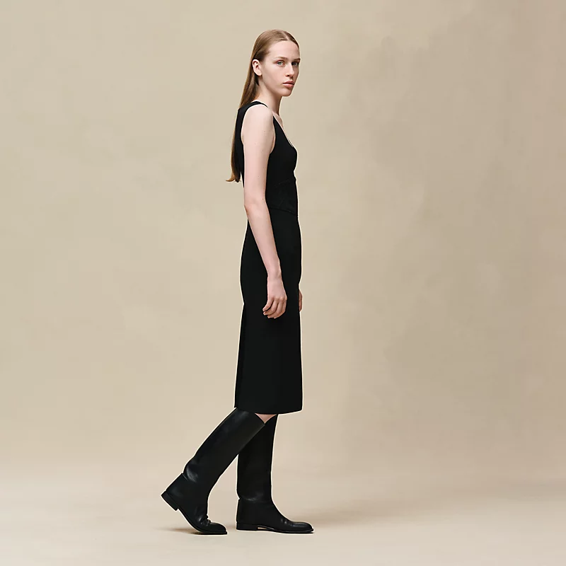 HERMES EQUESTRIAN DRESS NOIR