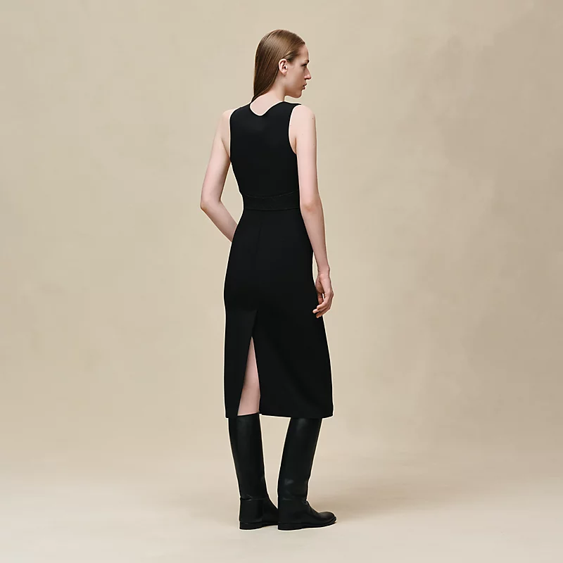 HERMES EQUESTRIAN DRESS NOIR