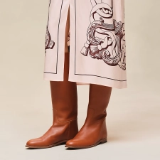 HERMES FERRONNERIE REMIX" CAFTAN BLANC NACRE