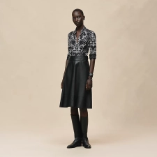 HERMES FERRONNERIE REMIX" FITTED SHIRT NOIR