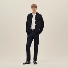HERMES C.D.S. VARSITY JACKET NOIR