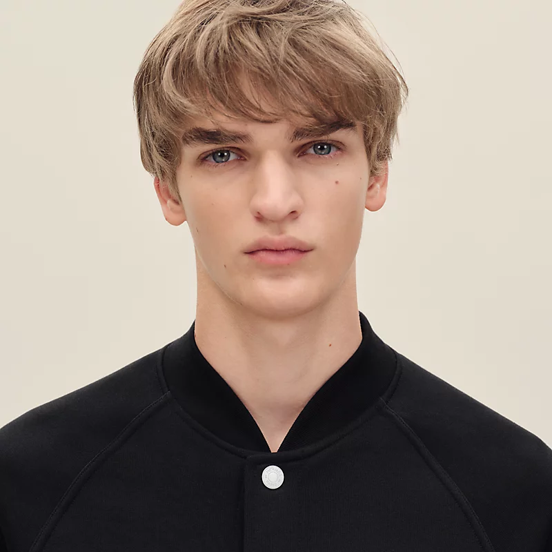 HERMES C.D.S. VARSITY JACKET NOIR