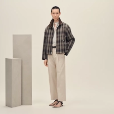 HERMES REVERSIBLE STRAIGHT CUT JACKET CAFé