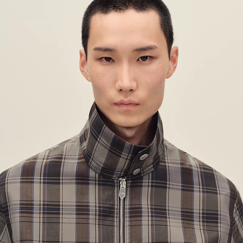 HERMES REVERSIBLE STRAIGHT CUT JACKET CAFé