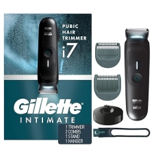 GILLETTE I7 WATERPROOF MEN S PUBIC HAIR TRIMMER WITH LED PREMIUM BODY GROOMER FOR MANSCAPING