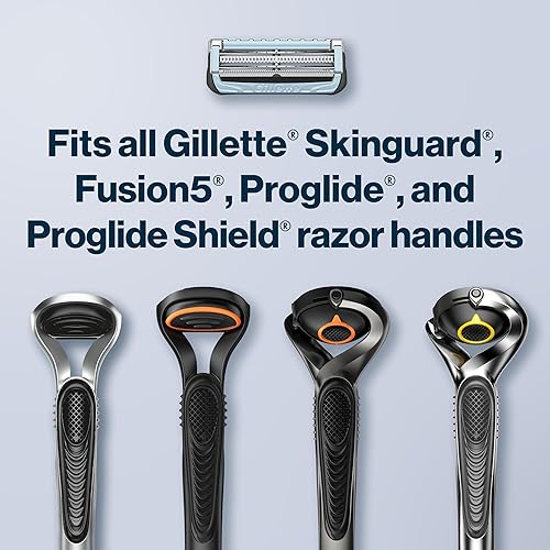 GILLETTE SKINGUARD RAZOR FOR MEN WITH SENSITIVE SKIN 1 HANDLE 2 BLADES FOR IRRITATION-FREE SHAVING