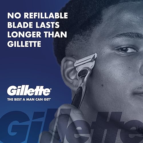 GILLETTE SKINGUARD RAZORS FOR MEN, 4 COUNT SENSITIVE SKIN SHAVING RAZOR PACK