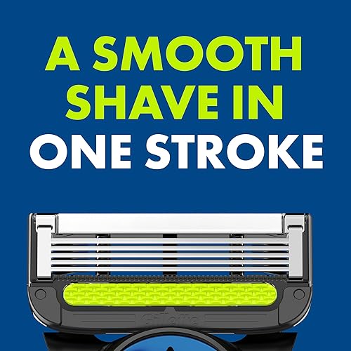 GILLETTE LABS NFL COWBOYS EDITION RAZOR FOR MEN WITH 4 BLADES, MAGNETIC STAND EXFOLIATING BAR