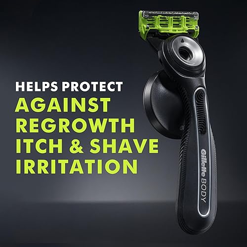 GILLETTELABS RAZOR DUO PACK WITH FACE BODY RAZORS 2 BLADE REFILLS FOR MEN