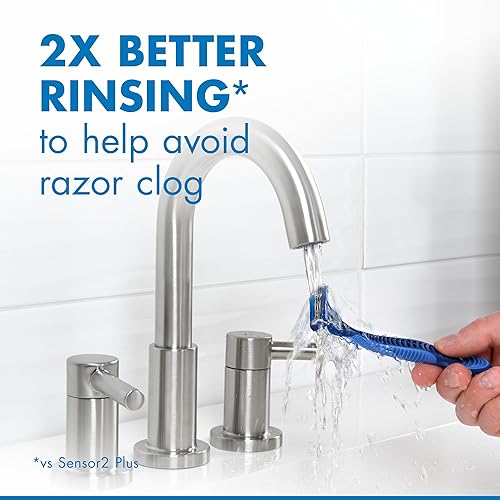 GILLETTE SENSOR3 SMOOTH SHAVE DISPOSABLE RAZOR PACK OF 4 COMFORTABLE CLOSE SHAVING