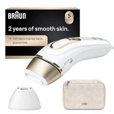 BRAUN SILK EXPERT PRO 5 IPL HAIR REMOVAL FOR WOMEN MEN, PERMANENT AT-HOME LASER, 2 HEADS
