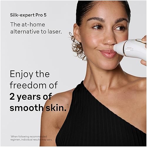 BRAUN SILK EXPERT PRO 5 IPL5100 HAIR REMOVAL FOR WOMEN MEN, PERMANENT AT-HOME LASER IPL
