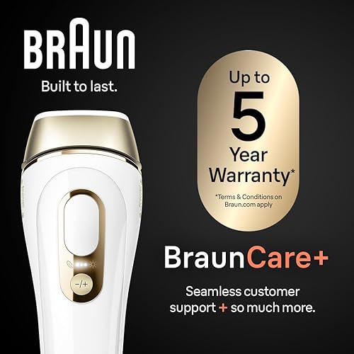 BRAUN SILK EXPERT PRO 5 IPL5100 HAIR REMOVAL FOR WOMEN MEN, PERMANENT AT-HOME LASER IPL