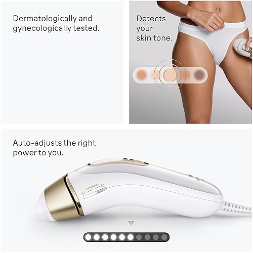 BRAUN SILK EXPERT PRO 5 IPL5100 HAIR REMOVAL FOR WOMEN MEN, PERMANENT AT-HOME LASER IPL