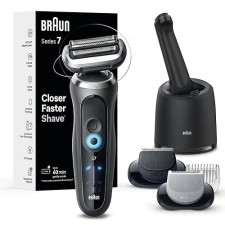 BRAUN SERIES 7 7177CC ELECTRIC SHAVER FOR MEN WATERPROOF WET DRY FOIL SHAVER, TURBO MODE