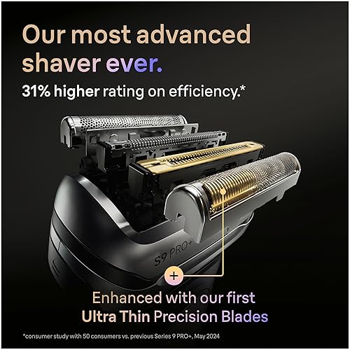 BRAUN SERIES 9 PRO ELECTRIC RAZOR FOR MEN WITH PRECISION TRIMMER 6-IN-1 SMARTCARE CENTER