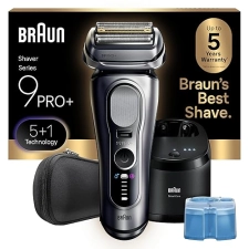 BRAUN SERIES 9 PRO ELECTRIC RAZOR FOR MEN WITH PRECISION TRIMMER 6-IN-1 SMARTCARE CENTER