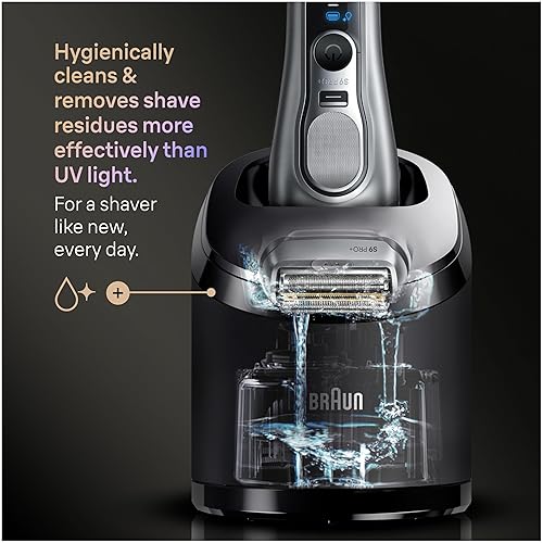 BRAUN SERIES 9 PRO ELECTRIC RAZOR FOR MEN WITH PRECISION TRIMMER 6-IN-1 SMARTCARE CENTER