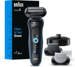 BRAUN SERIES 5 5150CS ELECTRIC SHAVER FOR MEN WET DRY FOIL RAZOR WITH TRIMMER STAND