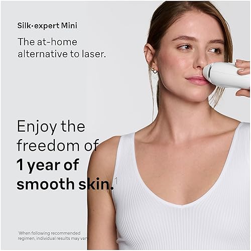 BRAUN SILK EXPERT MINI IPL1115 AT-HOME PERMANENT IPL HAIR REMOVAL FOR MEN WOMEN