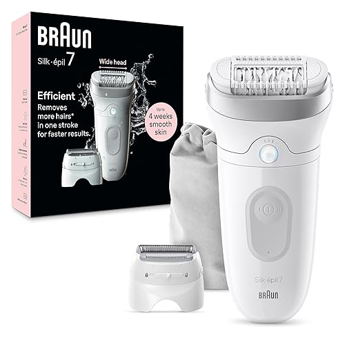 BRAUN SILK-éPIL 7 EPILATOR SE7-041 WET DRY HAIR REMOVAL, SHAVER TRIMMER FOR WOMEN
