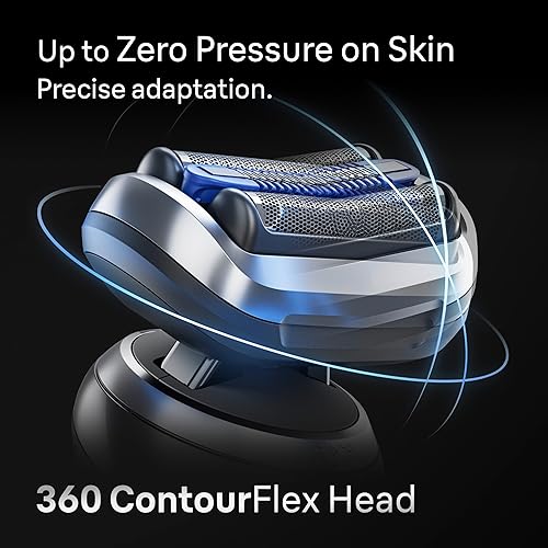 BRAUN SERIES 7 ELECTRIC RAZOR FOR MEN S7 7187PS WITH EXTRA HEAD, PRECISION TRIMMER CLEAN CENTER
