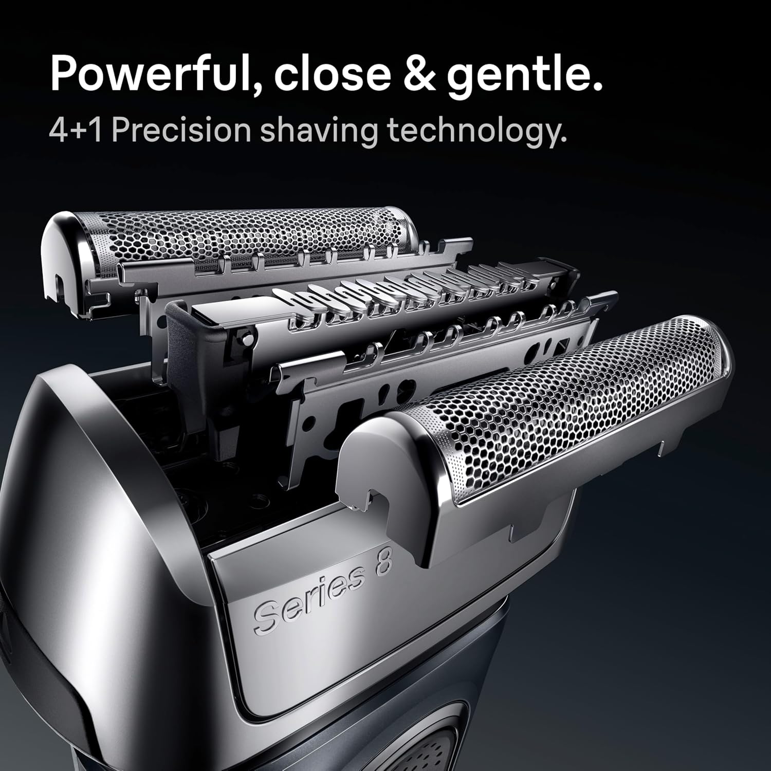 BRAUN SERIES 8 8560CC ELECTRIC RAZOR FOR MEN, 5-IN-1 WET DRY SHAVER WITH PRECISION TRIMMER