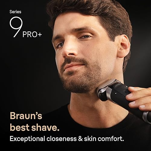 BRAUN SERIES 9 PRO ELECTRIC RAZOR FOR MEN WITH PRECISION TRIMMER CHARGING STAND 9617S