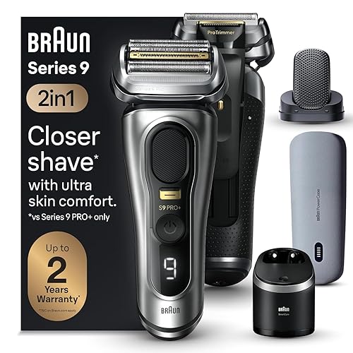 BRAUN SERIES 9 PRO ELECTRIC SHAVER KIT WITH 5 PRO SHAVE ELEMENTS PROCOMFORT HEAD