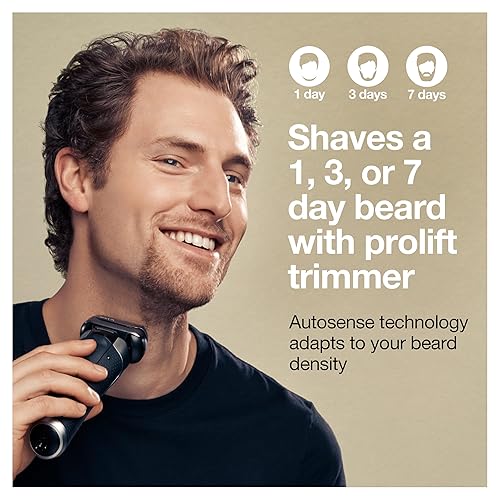BRAUN SERIES 9 PRO 9487CC ELECTRIC SHAVER FOR MEN WET DRY, RECHARGEABLE WITH CLEAN CHARGE STATION