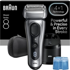 BRAUN SERIES 8 8567CC ELECTRIC RAZOR FOR MEN 5-IN-1 WET DRY SHAVER WITH PRECISION TRIMMER