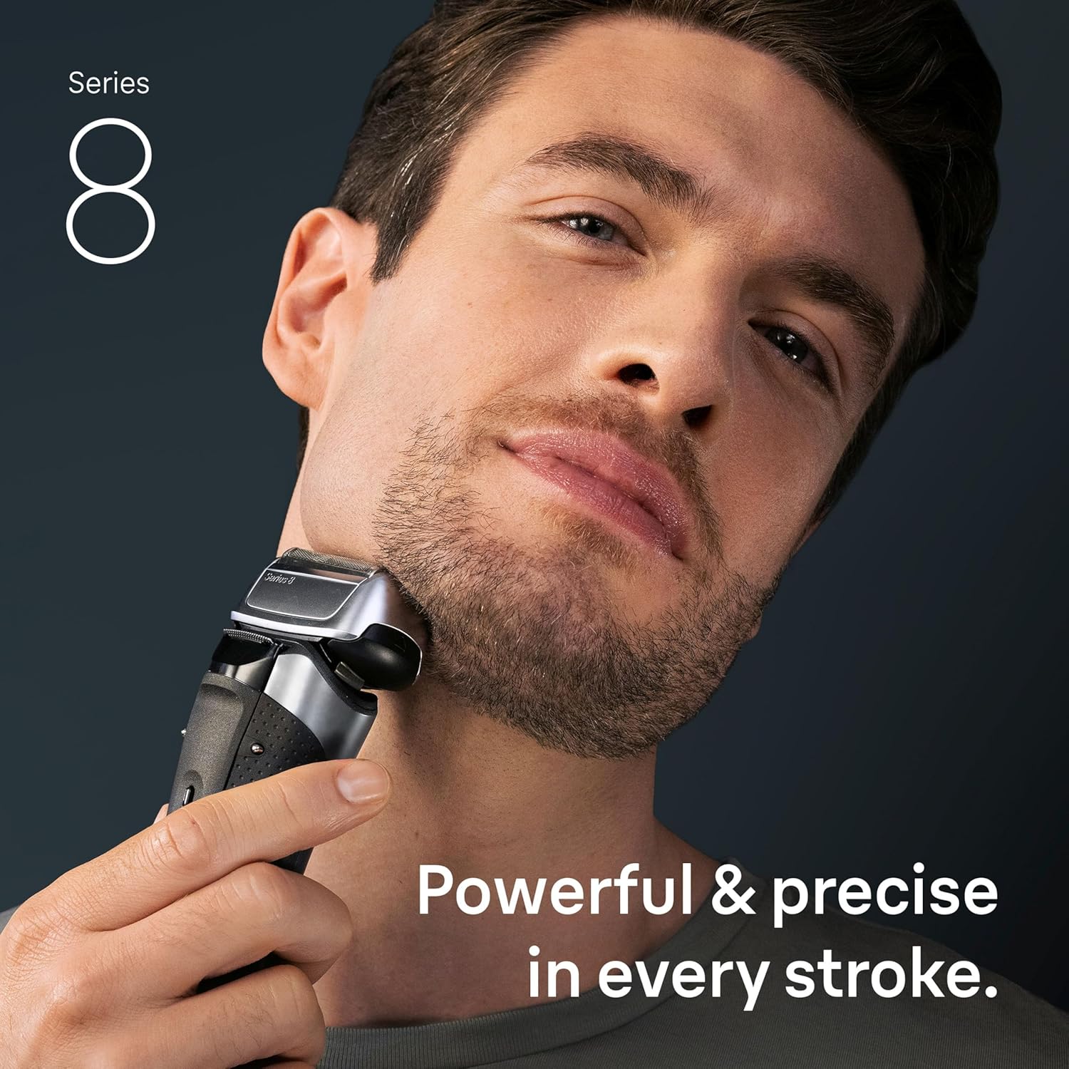 BRAUN SERIES 8 8567CC ELECTRIC RAZOR FOR MEN 5-IN-1 WET DRY SHAVER WITH PRECISION TRIMMER