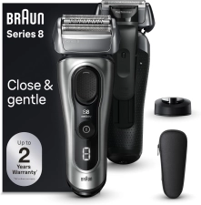 BRAUN SERIES 8 ELECTRIC RAZOR 8517S - 4 1 SHAVING ELEMENTS, PRECISION TRIMMER, WET DRY