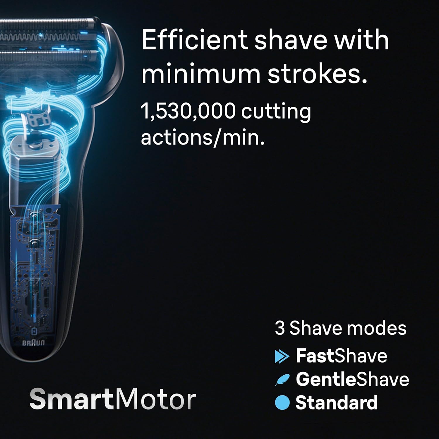 BRAUN SERIES 7 7120S ELECTRIC SHAVER FOR MEN WET DRY, TURBO GENTLE MODES, WATERPROOF