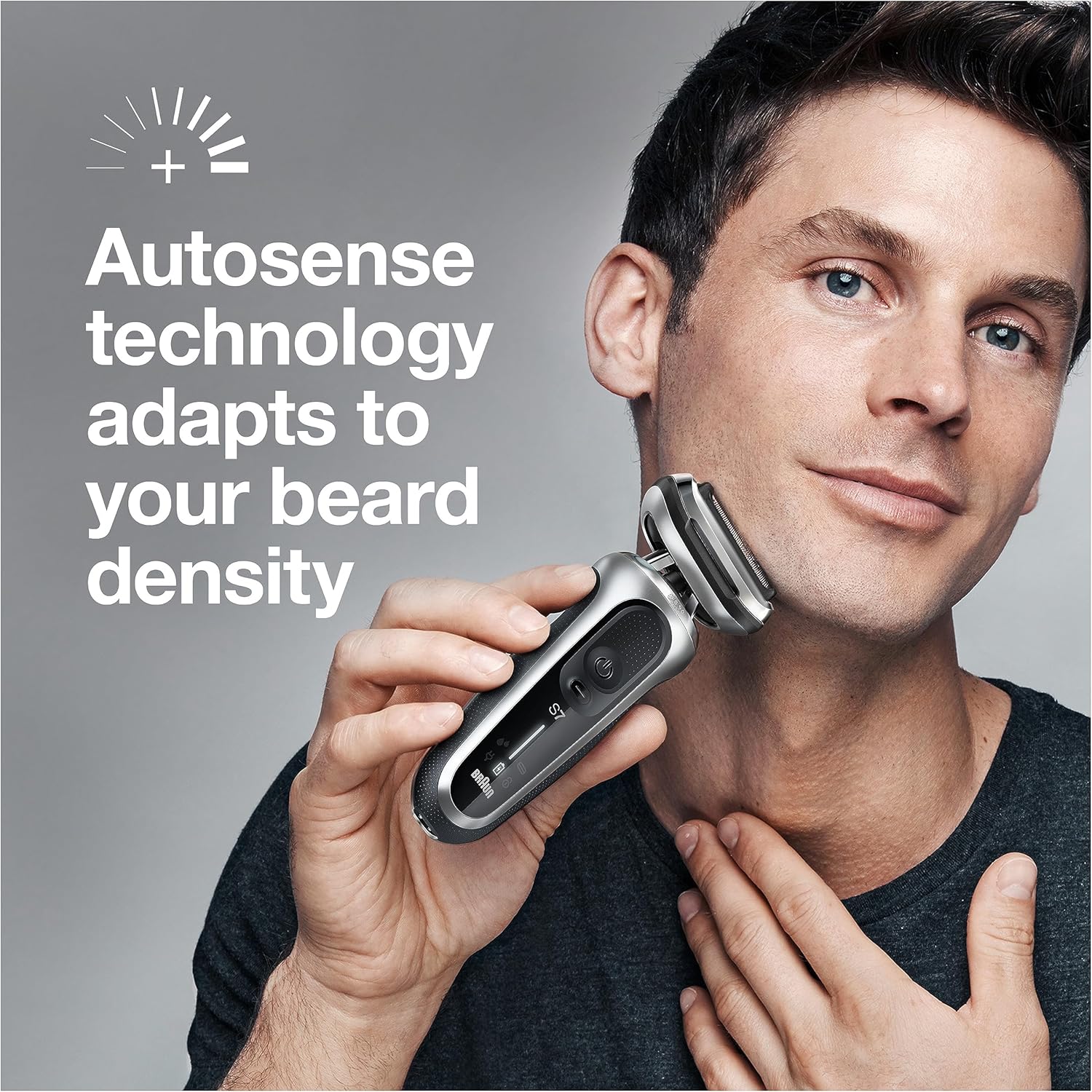 BRAUN SERIES 7 7032CS ELECTRIC RAZOR FOR MEN - WET DRY, CORDLESS FOIL SHAVER WITH TRIMMER