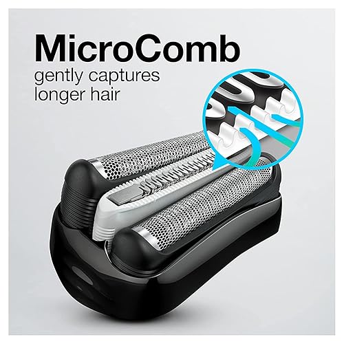 BRAUN SERIES 3 ELECTRIC RAZOR FOR MEN WITH PRECISION TRIMMER RECHARGEABLE WET DRY SHAVER