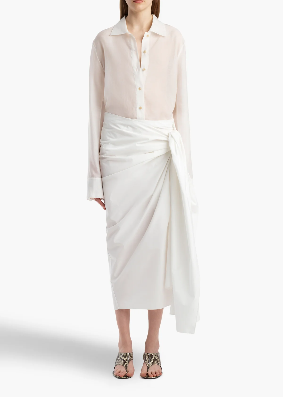 KHAITE JAYLIN TOP CHALK