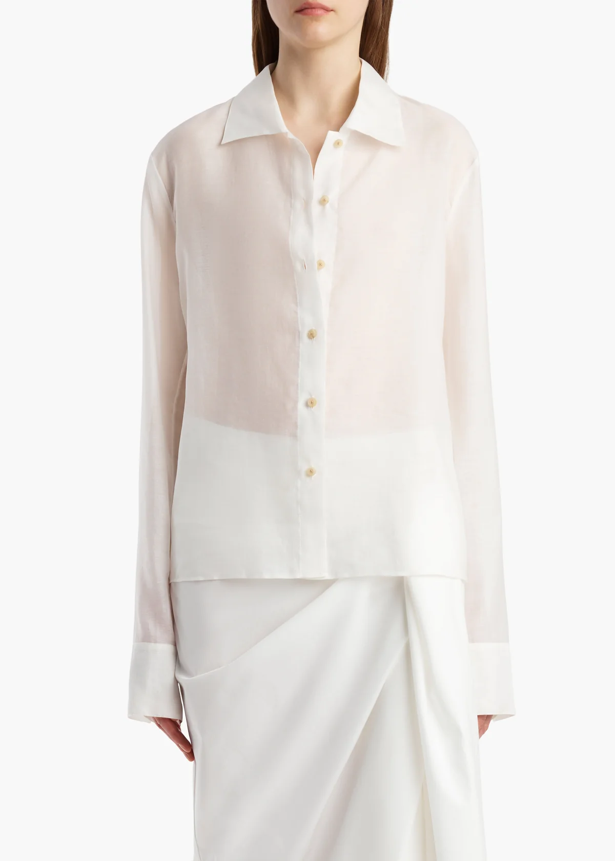 KHAITE JAYLIN TOP CHALK