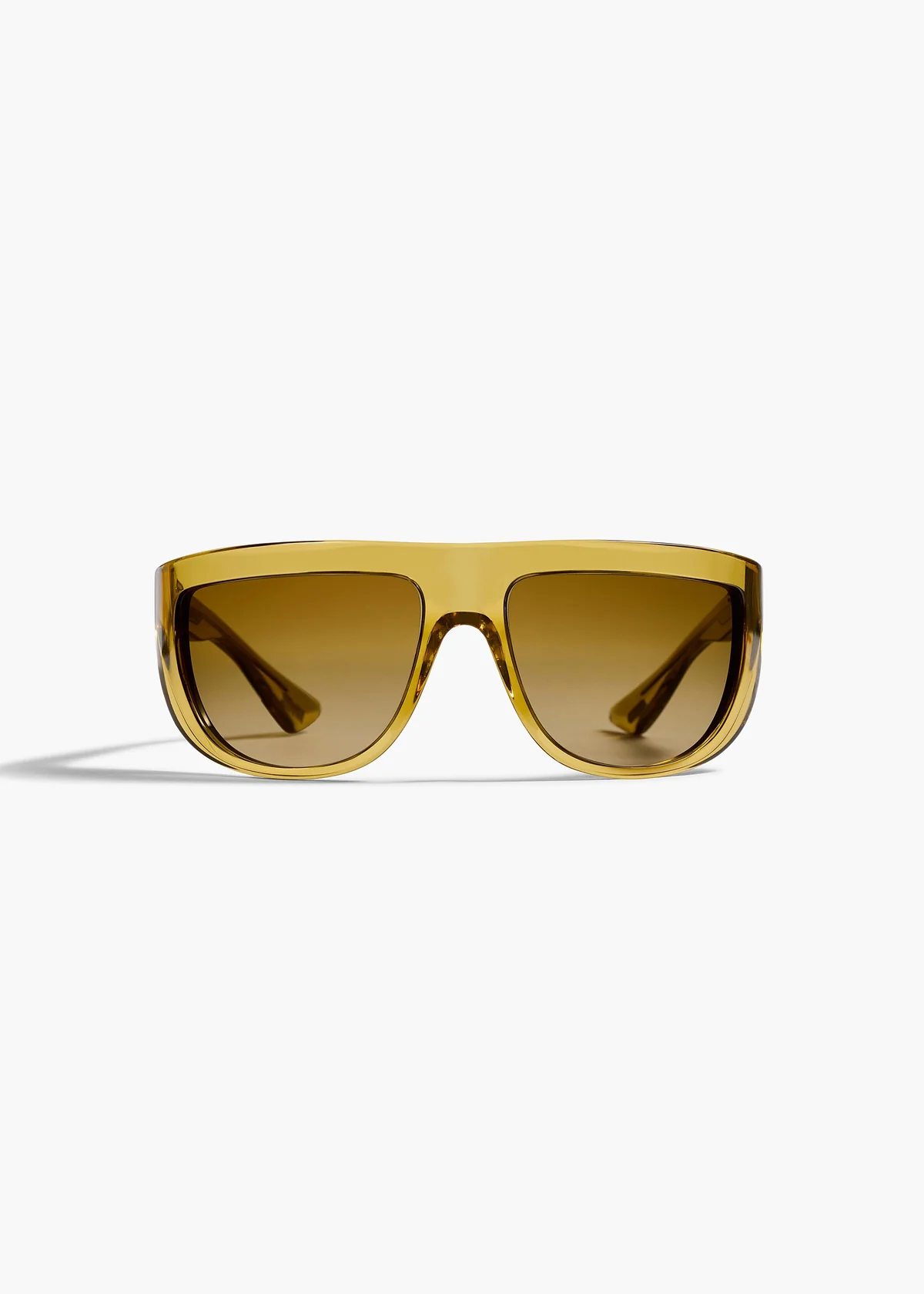 KHAITE  X OLIVER PEOPLES 1974C DARK HONEY AND AMARETTO GRADIENT