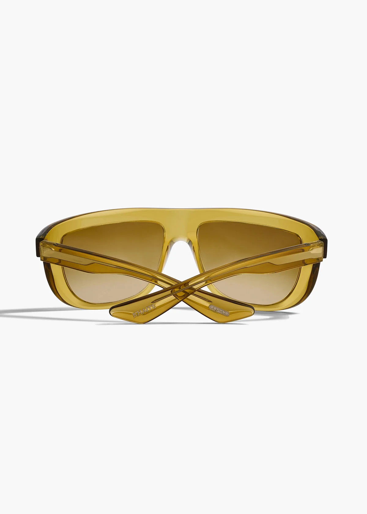 KHAITE  X OLIVER PEOPLES 1974C DARK HONEY AND AMARETTO GRADIENT