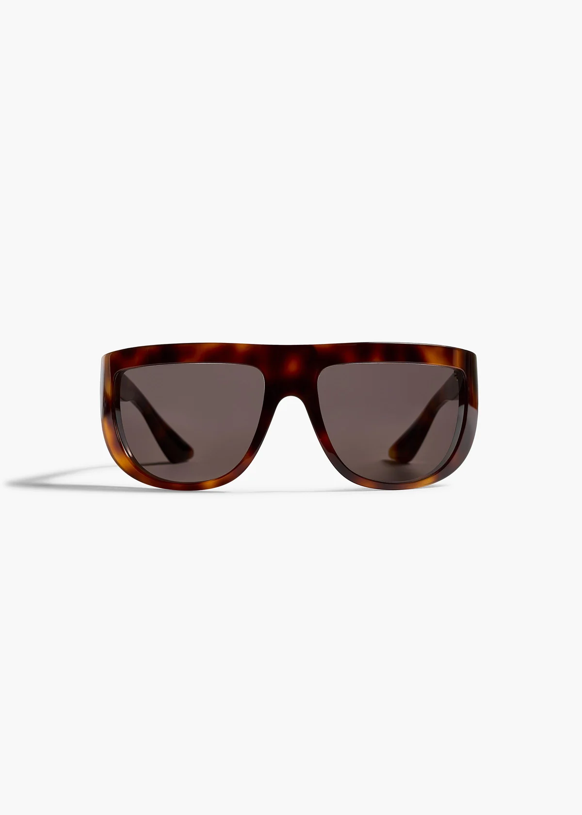 KHAITE X OLIVER PEOPLES 1974C DARK MAHOGANY AND BROWN