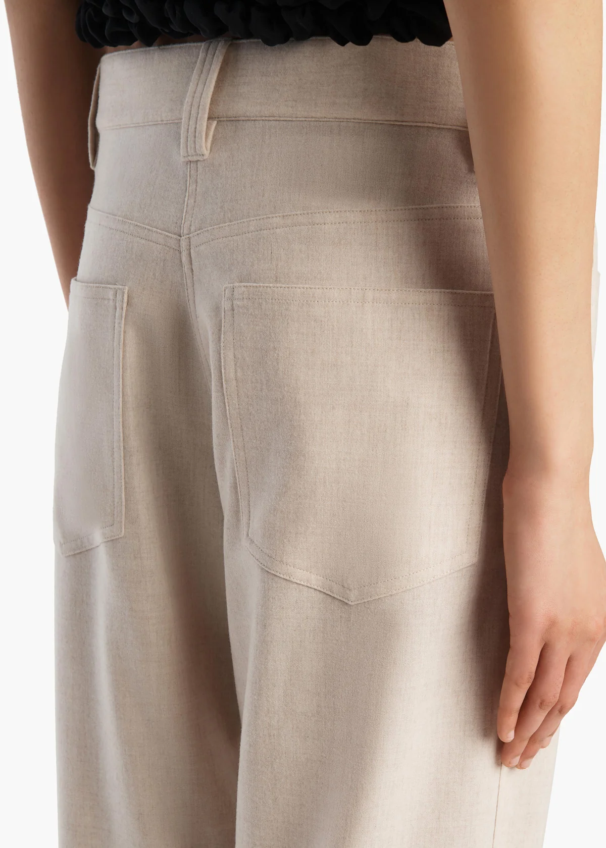 KHAITE CALLUM PANT OATMEAL