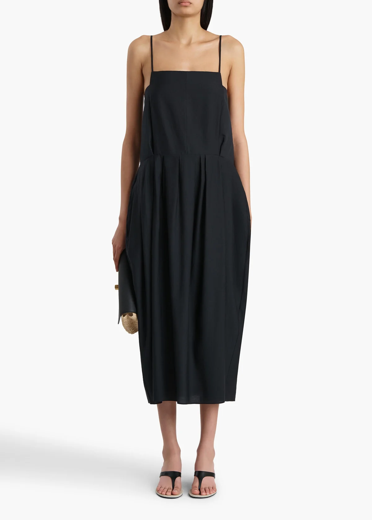 KHAITE ADIRA DRESS BLACK