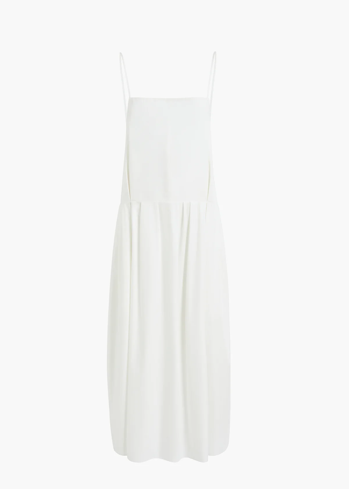 KHAITE ADIRA DRESS CHALK