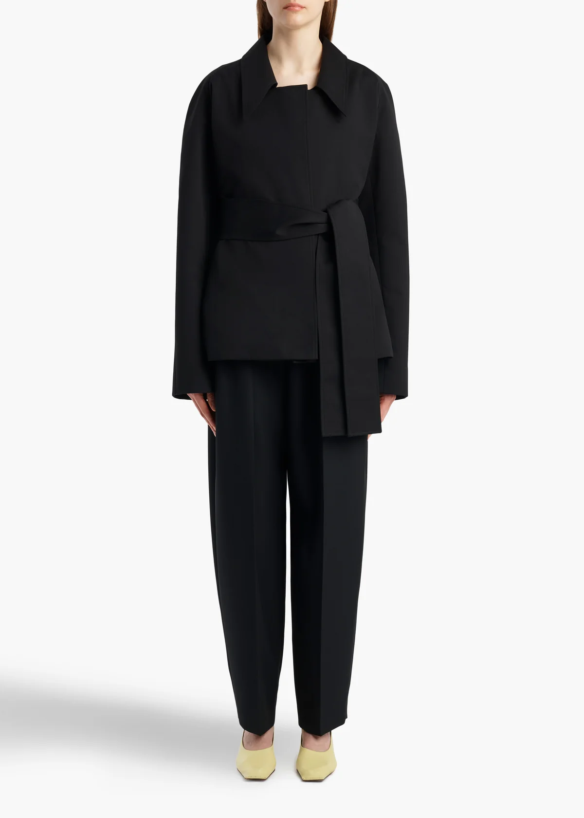 KHAITE EMINT JACKET BLACK