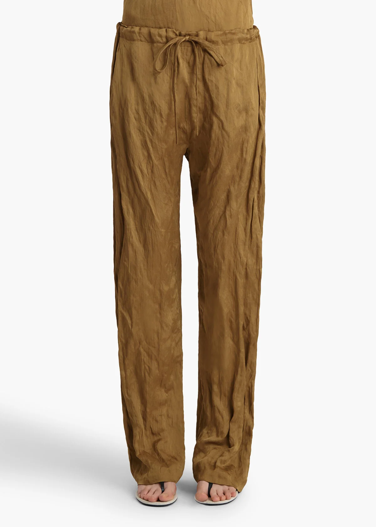 KHAITE ROHEN PANT GOLDEN OCHRE