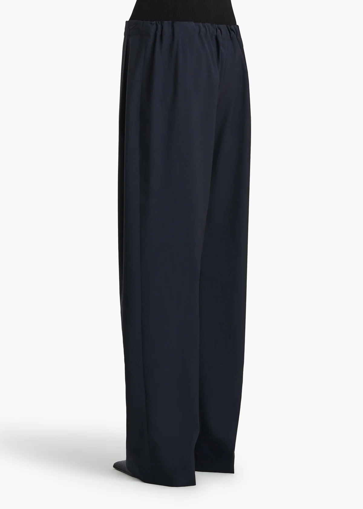 KHAITE ROHEN PANT DARK NAVY
